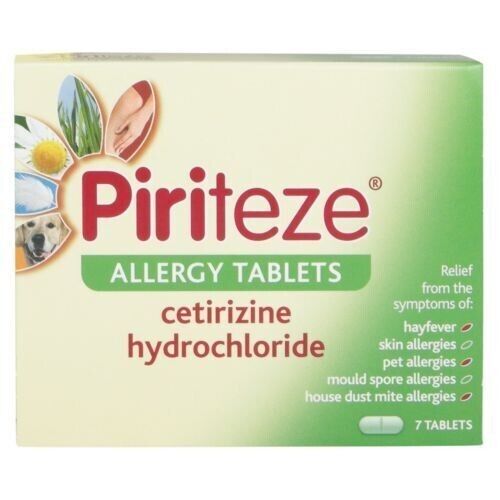 Piriteze 7 Allergy Tablets