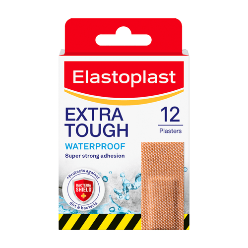 Elastoplast Extra Tough Wterproof 12 Plasters