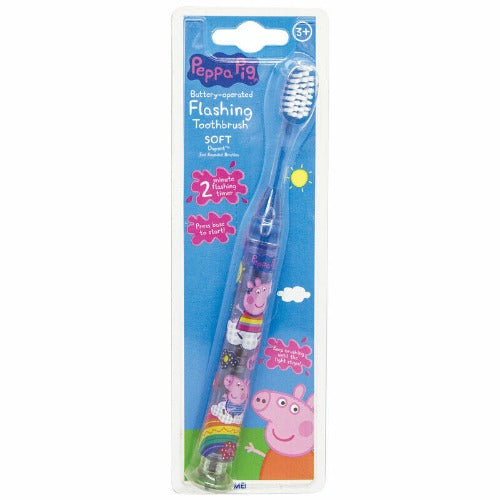 Peppa Pig Flashing Toothbrush 3+ Battery Operated Brand New