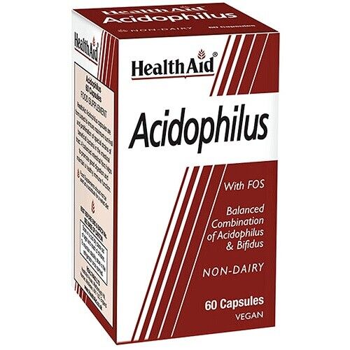 Health Aid Acidophilus Plus 60 Capsules