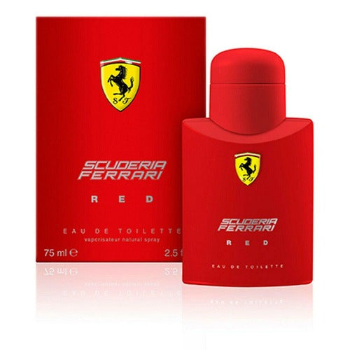 FERRARI SCUDERIA RED FOR MEN 75ML EDT SPRAY - LuxePerfumes