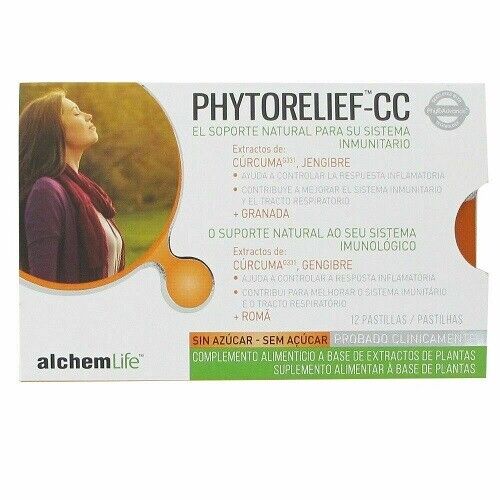 Phytorelief-cc Herbal Food Supplement 12 Lozenges