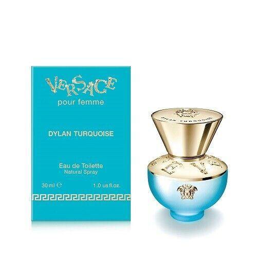 VERSACE POUR FEMME DYLAN TURQUOISE 30ML EAU DE TOILETTE SPRAY BRAND NEW & SEALED - LuxePerfumes