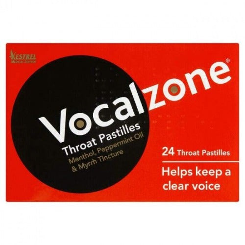 Vocalzone Throat Pastilles - 24 Pastilles