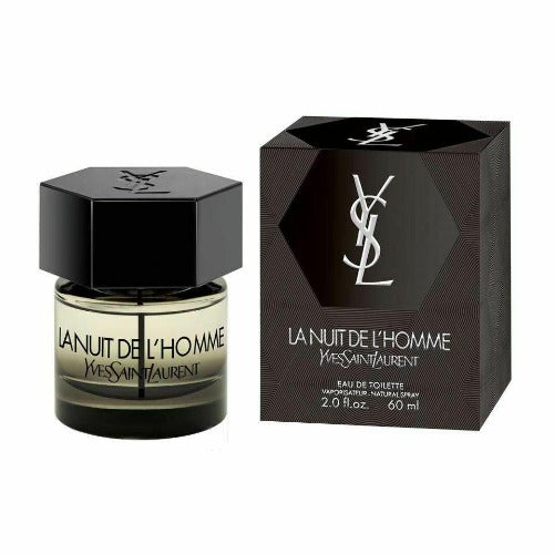 YVES SAINT LAURENT YSL LA NUIT DE LHOMME 60ML EDT SPRAY - LuxePerfumes