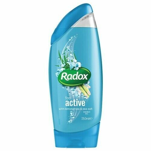 Radox Feel Active Sea Salt & Lemongrass Shower Gel 250ml