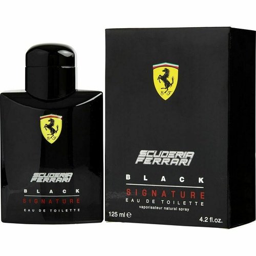 FERRARI SCUDERIA BLACK SIGNATURE 125ML EAU DE TOILETTE SPRAY - LuxePerfumes