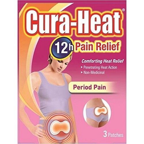 Cura-heat Pain Relief Period Pain - 3 Patches