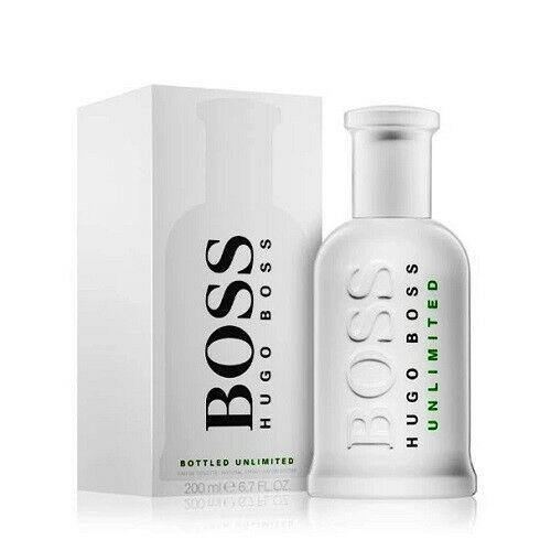 HUGO BOSS BOTTLED UNLIMITED 200ML EAU DE TOILETTE BRAND NEW & SEALED - LuxePerfumes