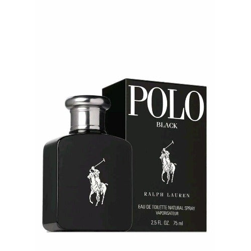 Ralph Lauren Polo Black For Men 75ml Eau De Toilette Spray - LuxePerfumes