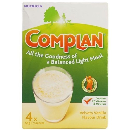 Complan Velvety Vanilla Flavour Drink - 4 X 55g Sachets