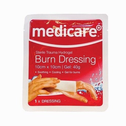 Medicare Burn Dressing 10cm X 10cm 40g Gel (1 X Dressing)