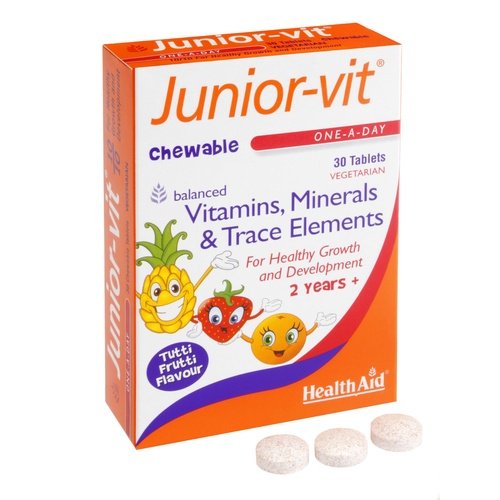 Health Aid Junior-vit - 30 Chewable Tablets