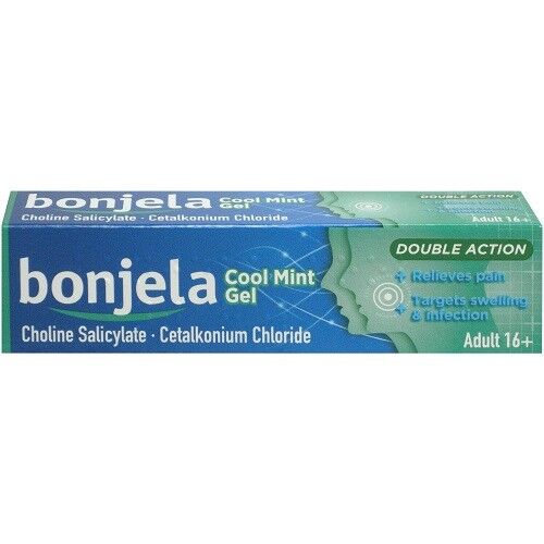 Bonjela Double  Action Cool Mint Gel Adult 16+ For Ulcer -15g