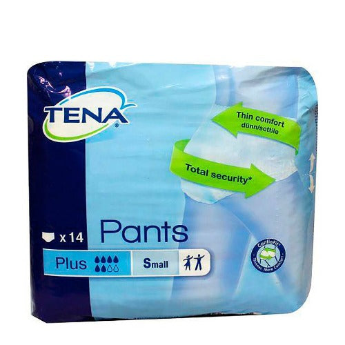 Tena  Pants Plus Size Small 14 Pack Unisex