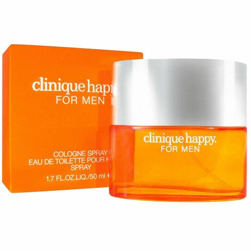 CLINIQUE HAPPY FOR MEN 50ML COLOGNE SPRAY - LuxePerfumes