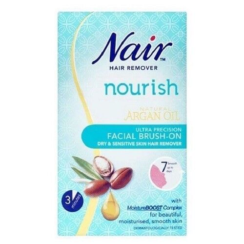 Nair Nourish Facial Brush On Skin Hair Remover - 50ml