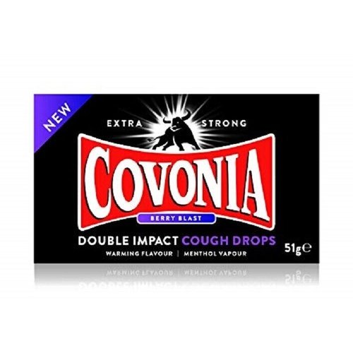 Covonia Double Impact Cough Lozenges Berry Blast - 51g