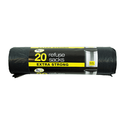 Extra Strong 20 Refuse Sacks 50l