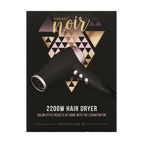 Carmen Noir 2200 Watt Hair Dryer