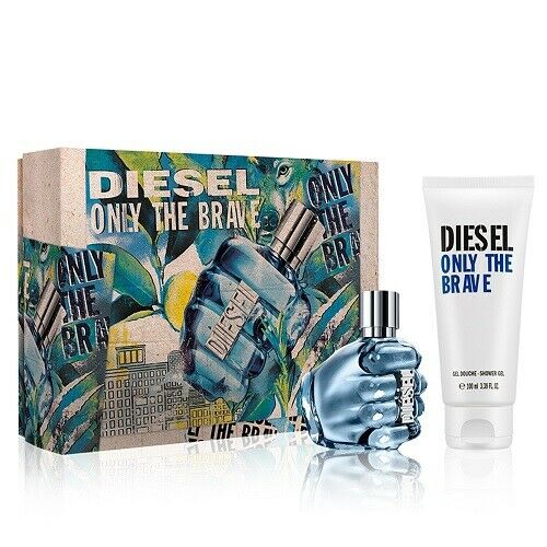 Diesel Only The Brave 50ml Eau De Toilette + 100ml Shower Gel Gift Set