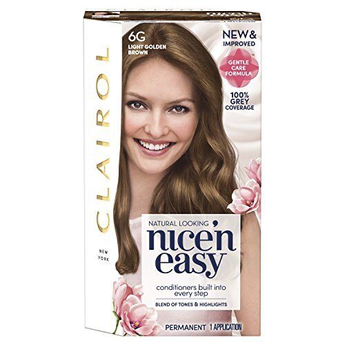 Clairol Nice N Easy Light Golden Brown 6G (new)