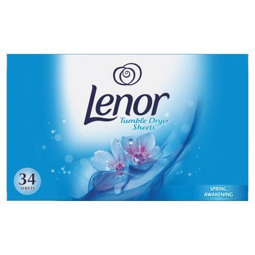 Lenor Tumble Dryer Sheets Spring Awakening 34 Sheets