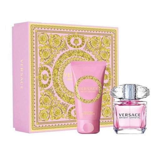 VERSACE BRIGHT CRYSTAL 30ML EDT SPRAY + 50ML BODY LOTION BRAND NEW GIFT SET 2020 - LuxePerfumes