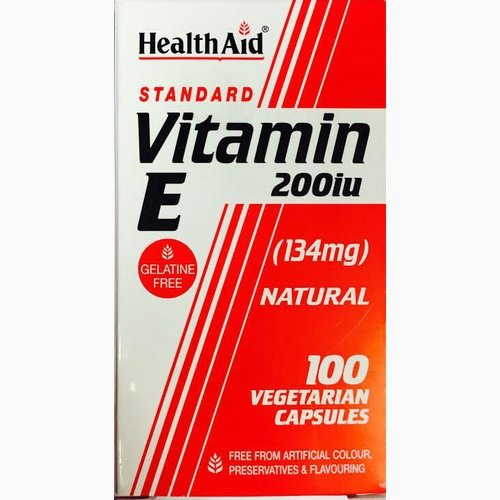 Health Aid Vitamin E 200iu  - 100 Capsules