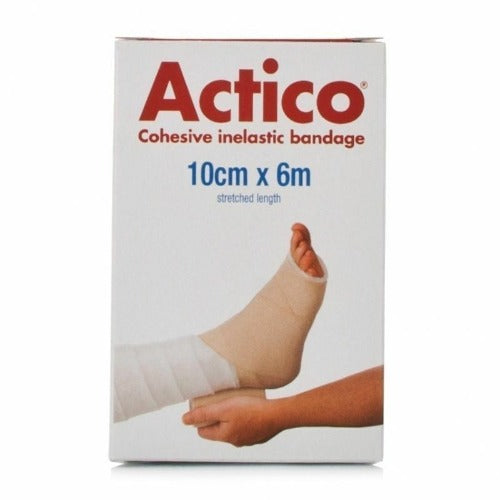 Actico Cohesive Inelastic 10cmx6m Bandage