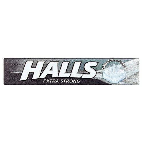 Halls Extra Strong Menthol Action - 33.5g