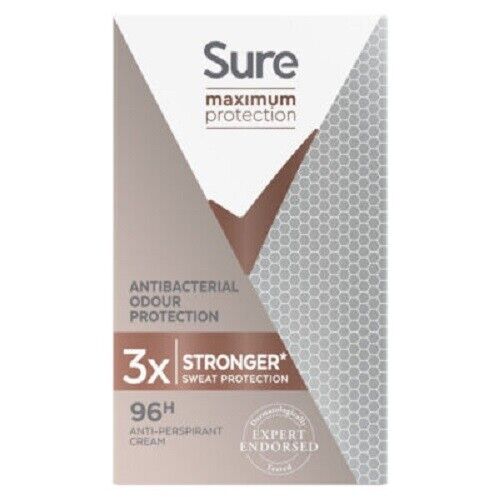 Sure Women Maximum Protection Antibacterial Anti-perspirant Cream- 45ml