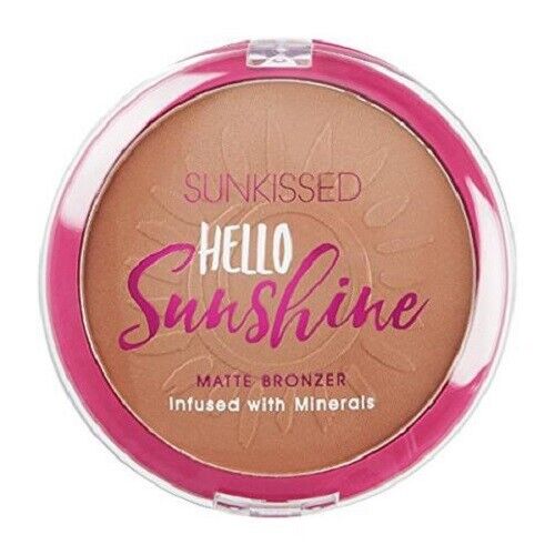 Sunkissed Hello Sunshine Matte Bronzer Infused With Minerals Brand New 21g