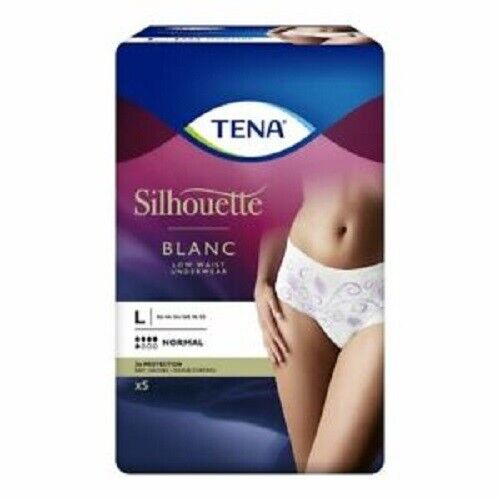 Tena Silhouette Blanc Lady Pants Normal Size L Pack Of 5