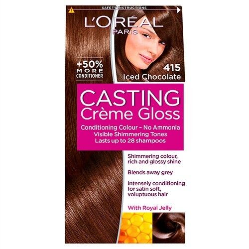 Loreal Casting Creme Gloss No Ammonia Iced Chocolate 415