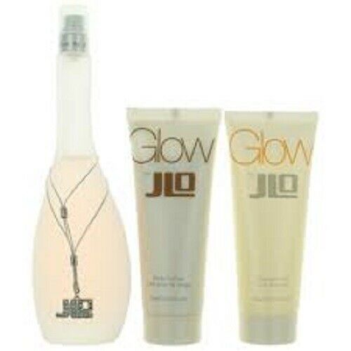Jennifer Lopez J Lo Glow 100ml Edt +75ml Body Lotion + 75ml Shower Gel