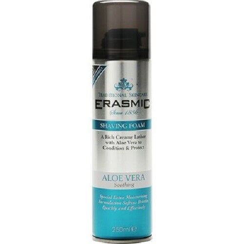 Erasmic Shaving Foam Aloe Vera Soothing 250ml