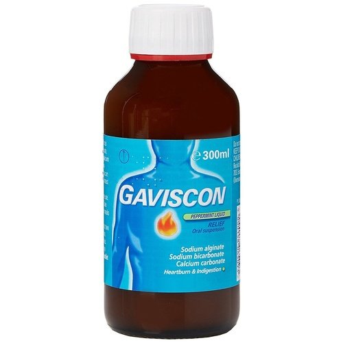 Gaviscon Peppermint Liquid Heartburn & Indigestion Relief Oral Suspension 300ml