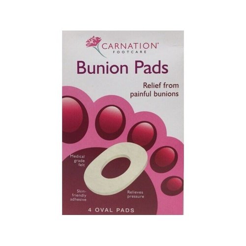 Carnation Bunion Pads 4 Oval Pads