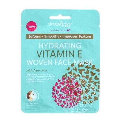 Derma V10 Hydrating Vitamin E Face Mask With Aloe Vera