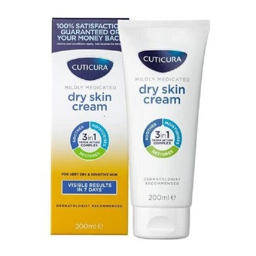 Cuticura Mildly Medicated Dry Skin Cream 200ml