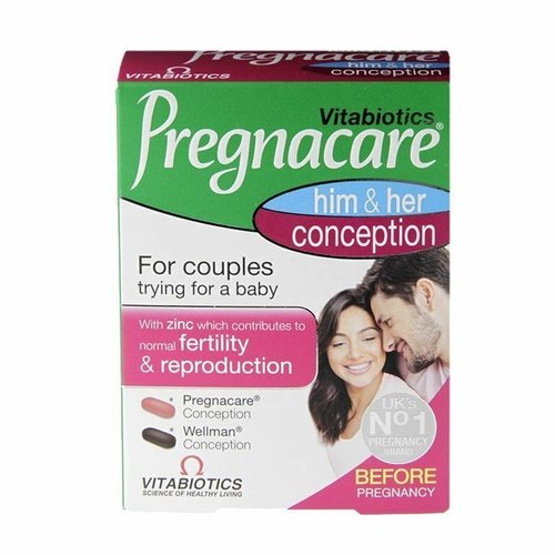 Vitabiotics Pregnace Him & Her Conception Dual Pack 60 Tablets