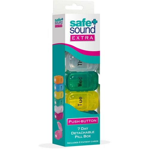 Safe & Sound Extra Pop-open 7 Day Pill Box