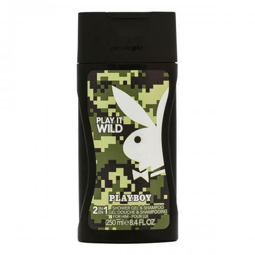 Playboy Play It Wild Shower Gel & Shampoo For Him 250ml