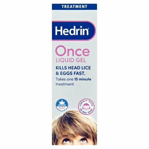 Hedrin Once Spray Gel Kills Head Lice & Eggs Fast 100ml