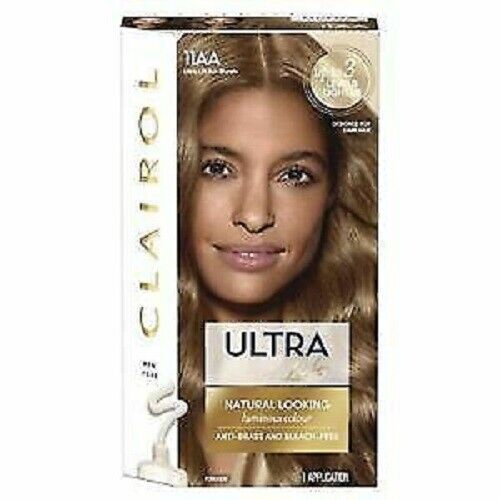 Clairol Ultra Lift Permanent Hair Colour Ultra Lift Ash Blonde 11aa Brand New