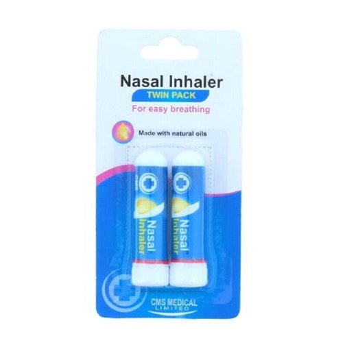 Nasal Inhaler Twin Pack For Easy Breathing