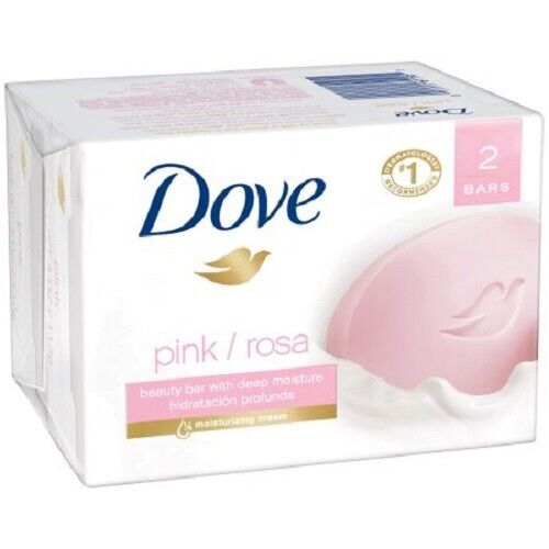 Dove Pink Cleansing Bar 2x100g