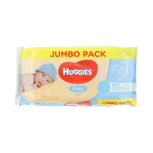 Huggies Baby Wipes Pure 72 Wipes