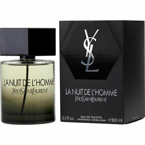 YVES SAINT LAURENT YSL LA NUIT DE LHOMME 100ML EDT SPRAY BRAND NEW & SEALED - LuxePerfumes